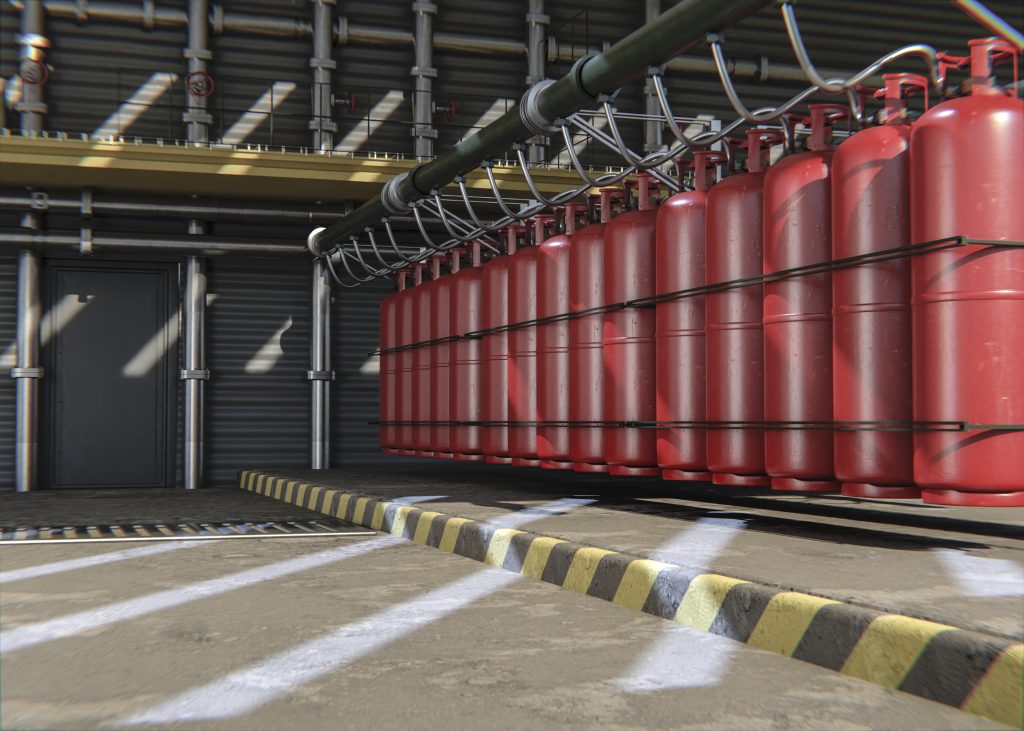 3d-rendering-gas-cylinder